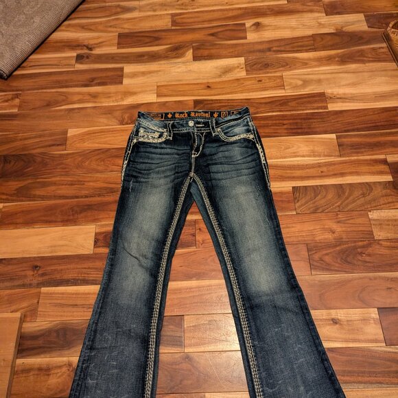 Rock Revival Easy Boot Cut Jeans size 27 - Picture 4 of 8
